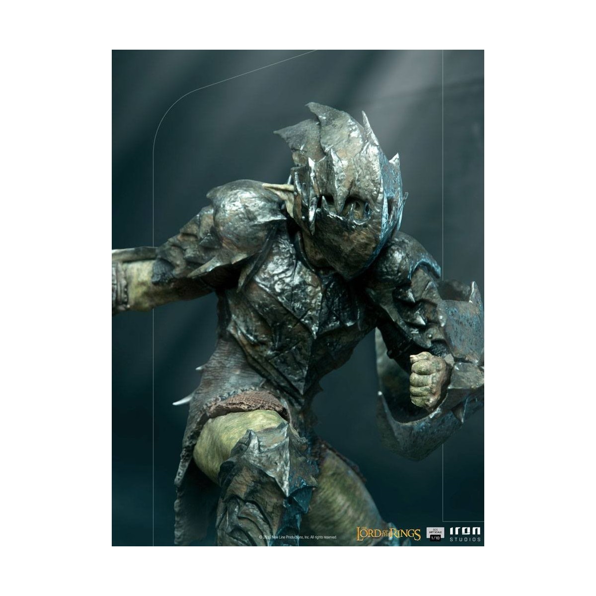 IRON STUDIOS - Gepanzerter Ork BDS Art Scale 1/10 - Herr der Ringe