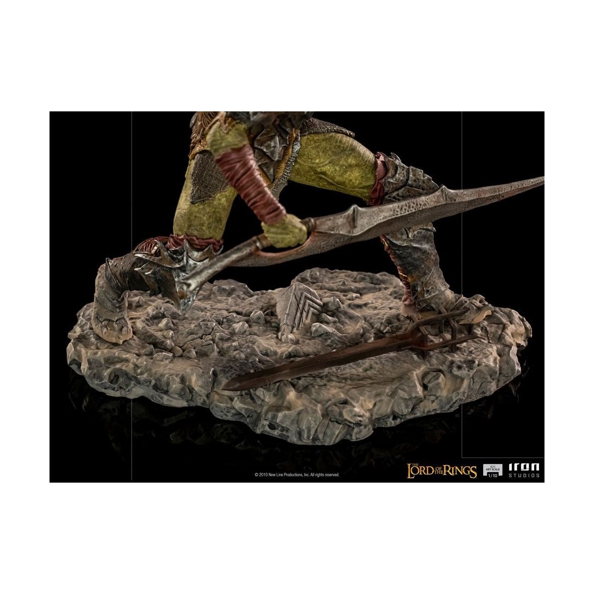 IRON STUDIOS - Schwertkämpfer Orc BDS Art Scale 1/10 - Herr der Ringe