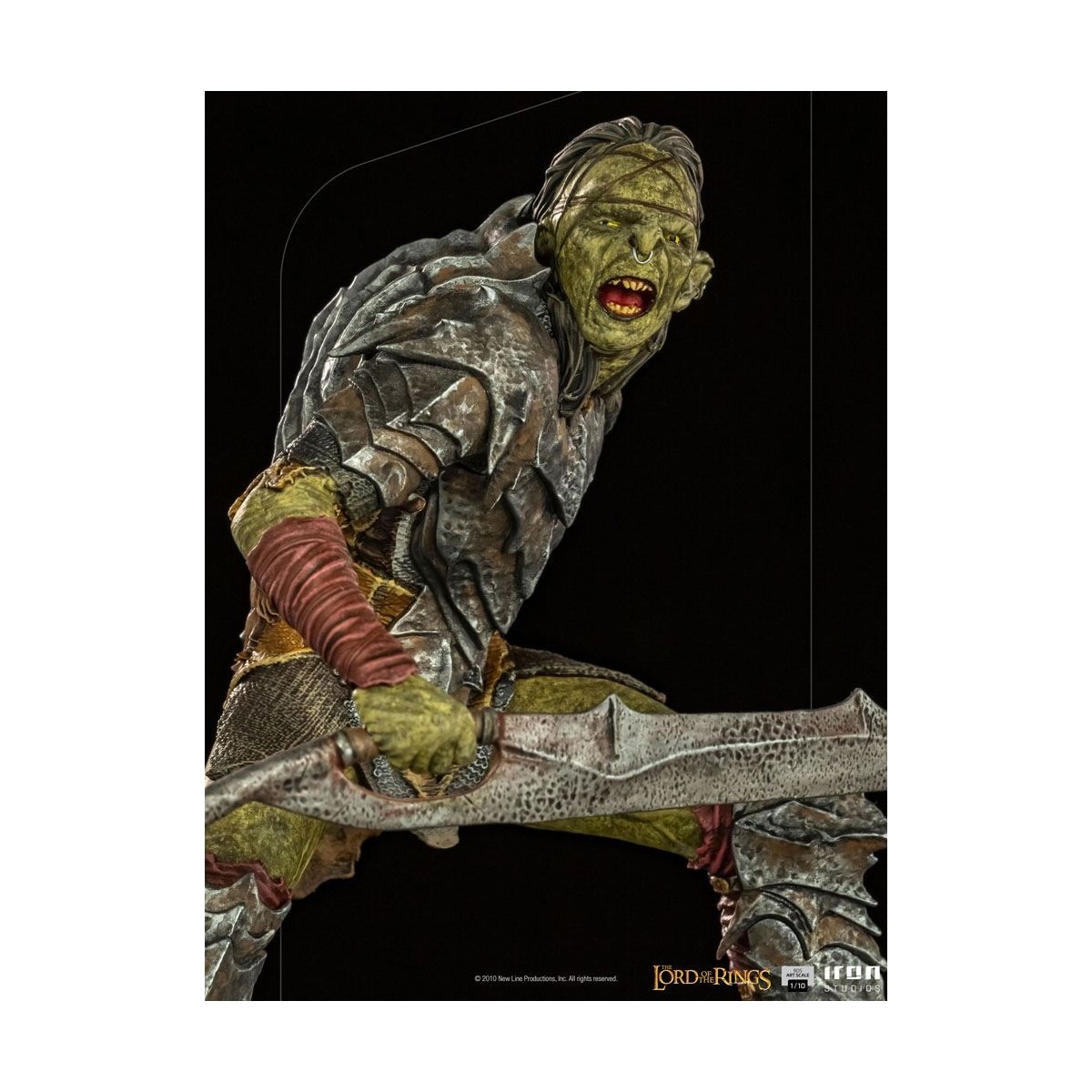 IRON STUDIOS - Schwertkämpfer Orc BDS Art Scale 1/10 - Herr der Ringe