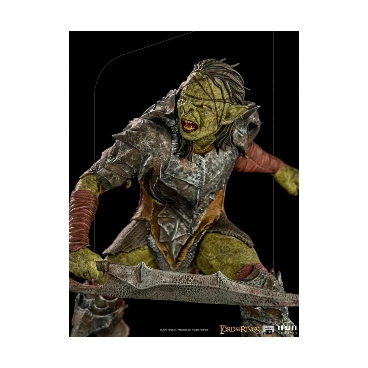 IRON STUDIOS - Schwertkämpfer Orc BDS Art Scale 1/10 - Herr der Ringe
