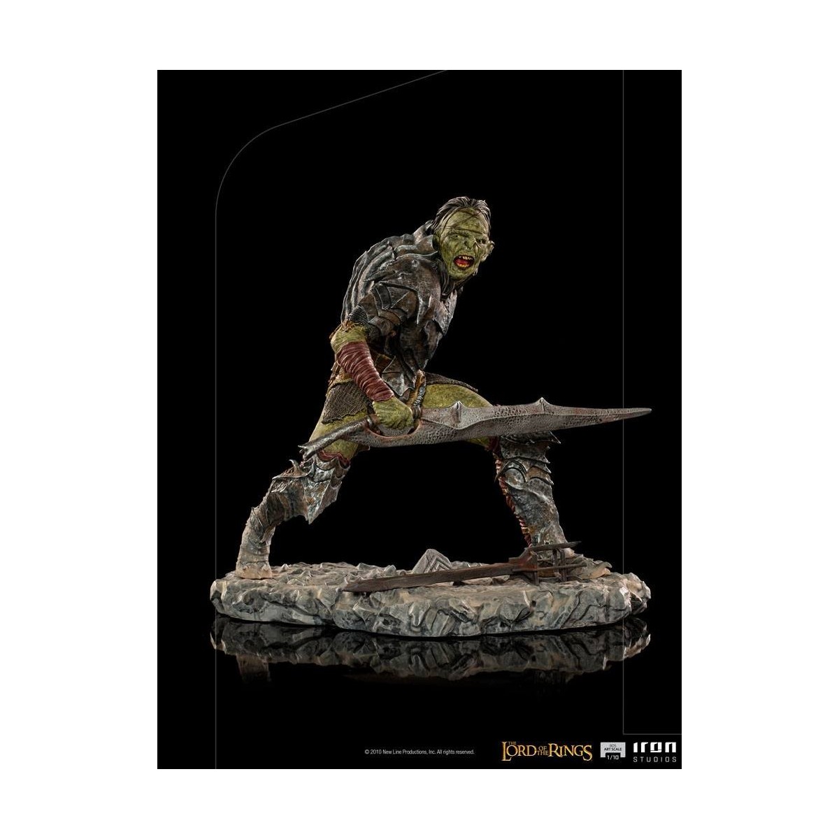 IRON STUDIOS - Schwertkämpfer Orc BDS Art Scale 1/10 - Herr der Ringe
