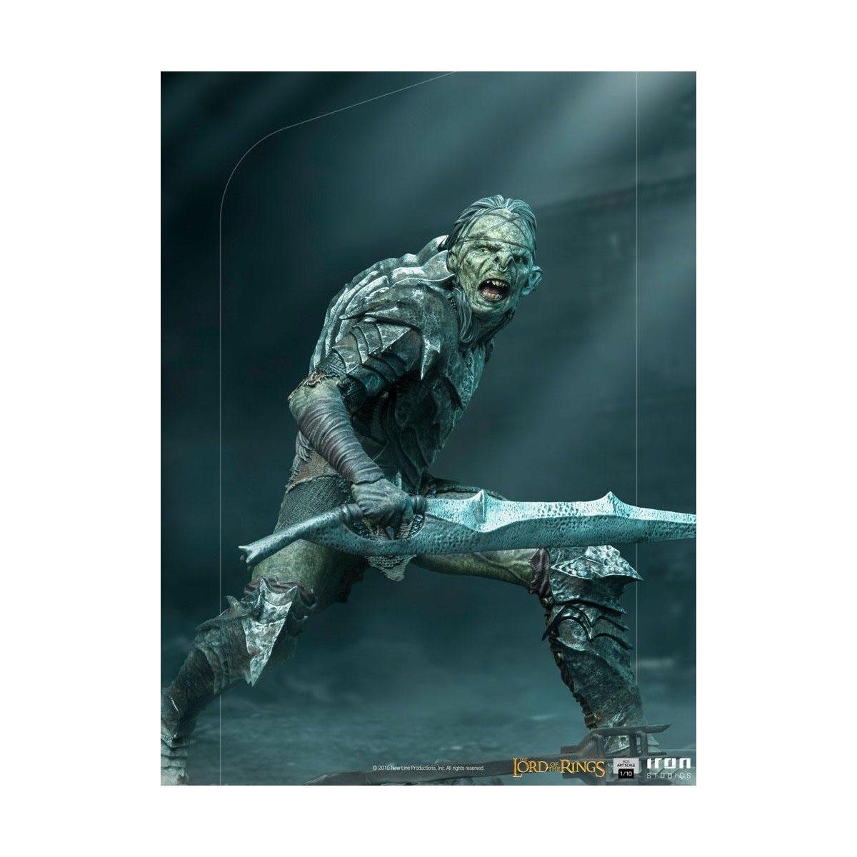 IRON STUDIOS - Schwertkämpfer Orc BDS Art Scale 1/10 - Herr der Ringe