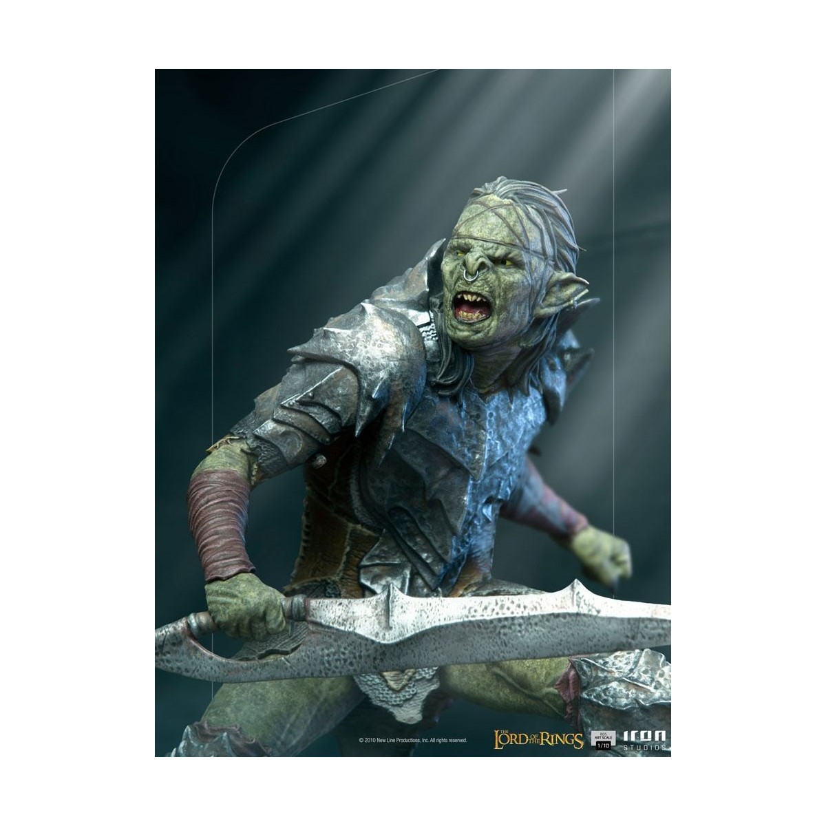 IRON STUDIOS - Schwertkämpfer Orc BDS Art Scale 1/10 - Herr der Ringe