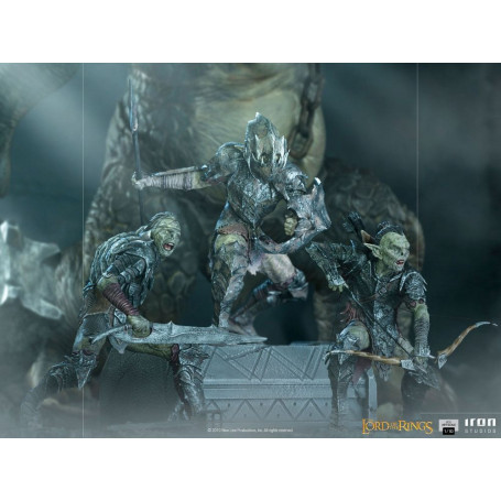 IRON STUDIOS - Schwertkämpfer Orc BDS Art Scale 1/10 - Herr der Ringe