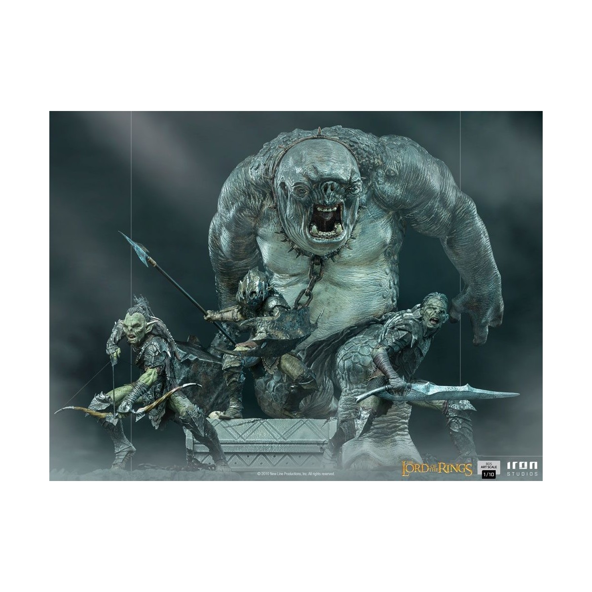 IRON STUDIOS - Schwertkämpfer Orc BDS Art Scale 1/10 - Herr der Ringe