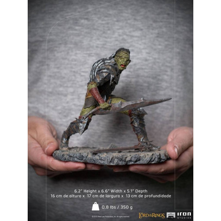 IRON STUDIOS - Schwertkämpfer Orc BDS Art Scale 1/10 - Herr der Ringe