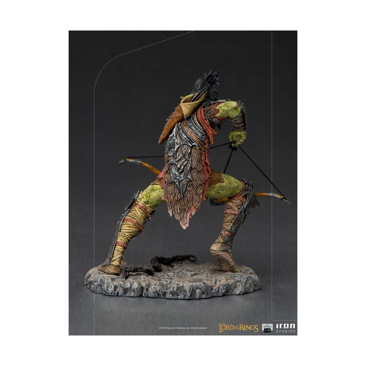 IRON STUDIOS - Bogenschütze Orc BDS Art Scale 1/10 - Herr der Ringe