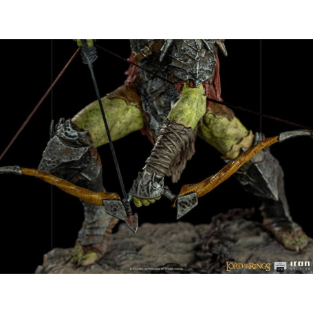 IRON STUDIOS - Bogenschütze Orc BDS Art Scale 1/10 - Herr der Ringe