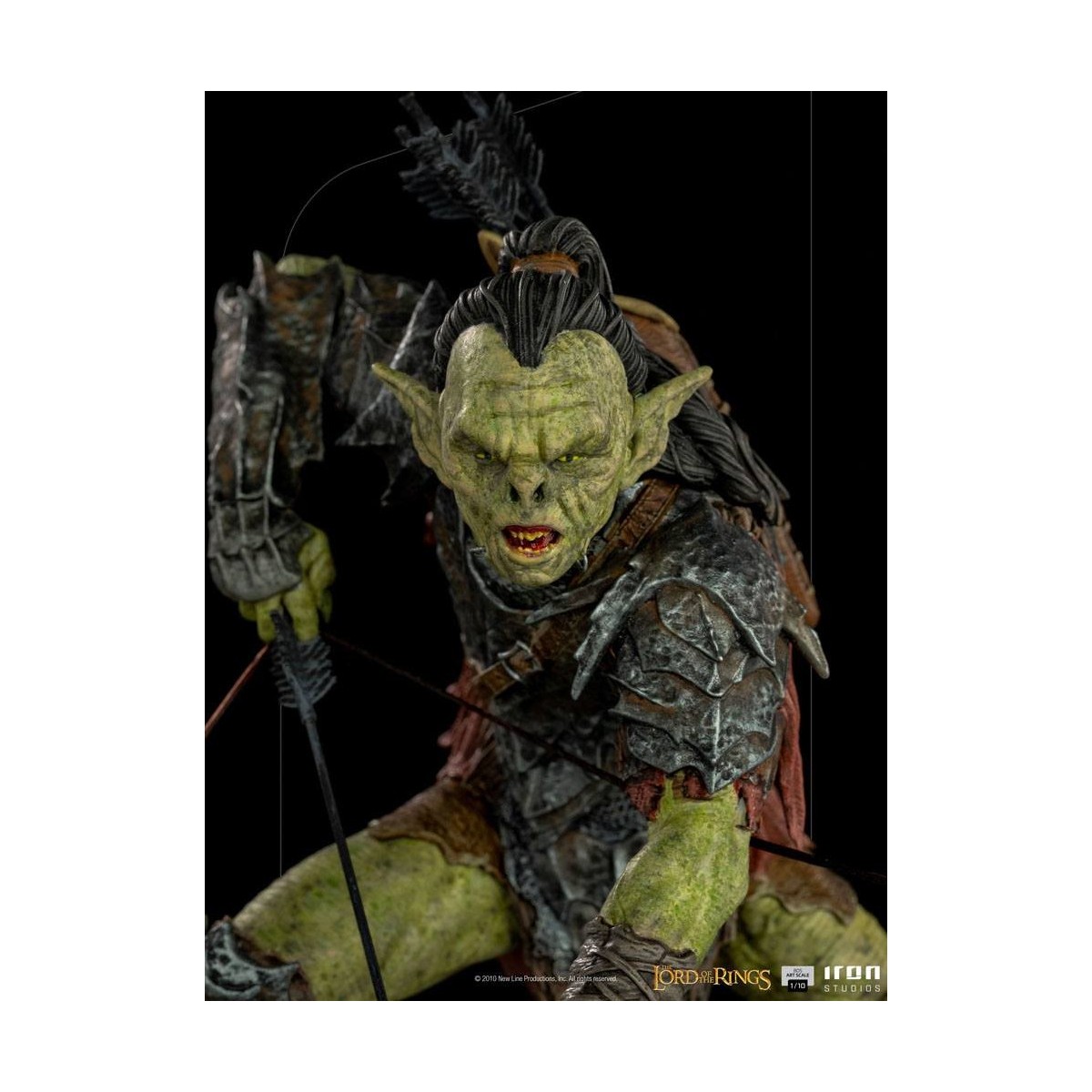 IRON STUDIOS - Bogenschütze Orc BDS Art Scale 1/10 - Herr der Ringe