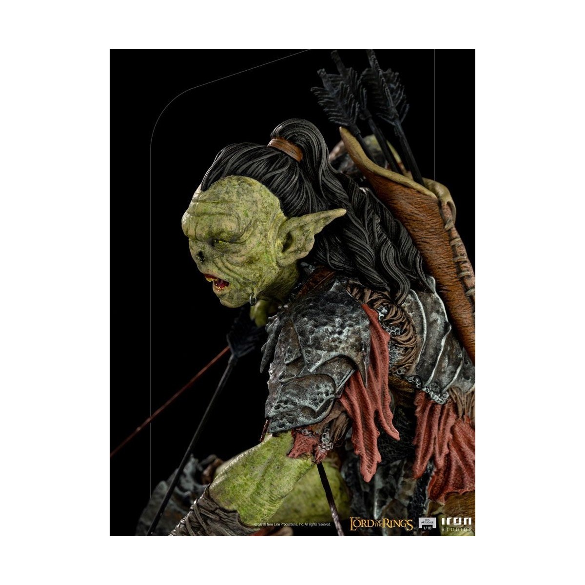 IRON STUDIOS - Bogenschütze Orc BDS Art Scale 1/10 - Herr der Ringe