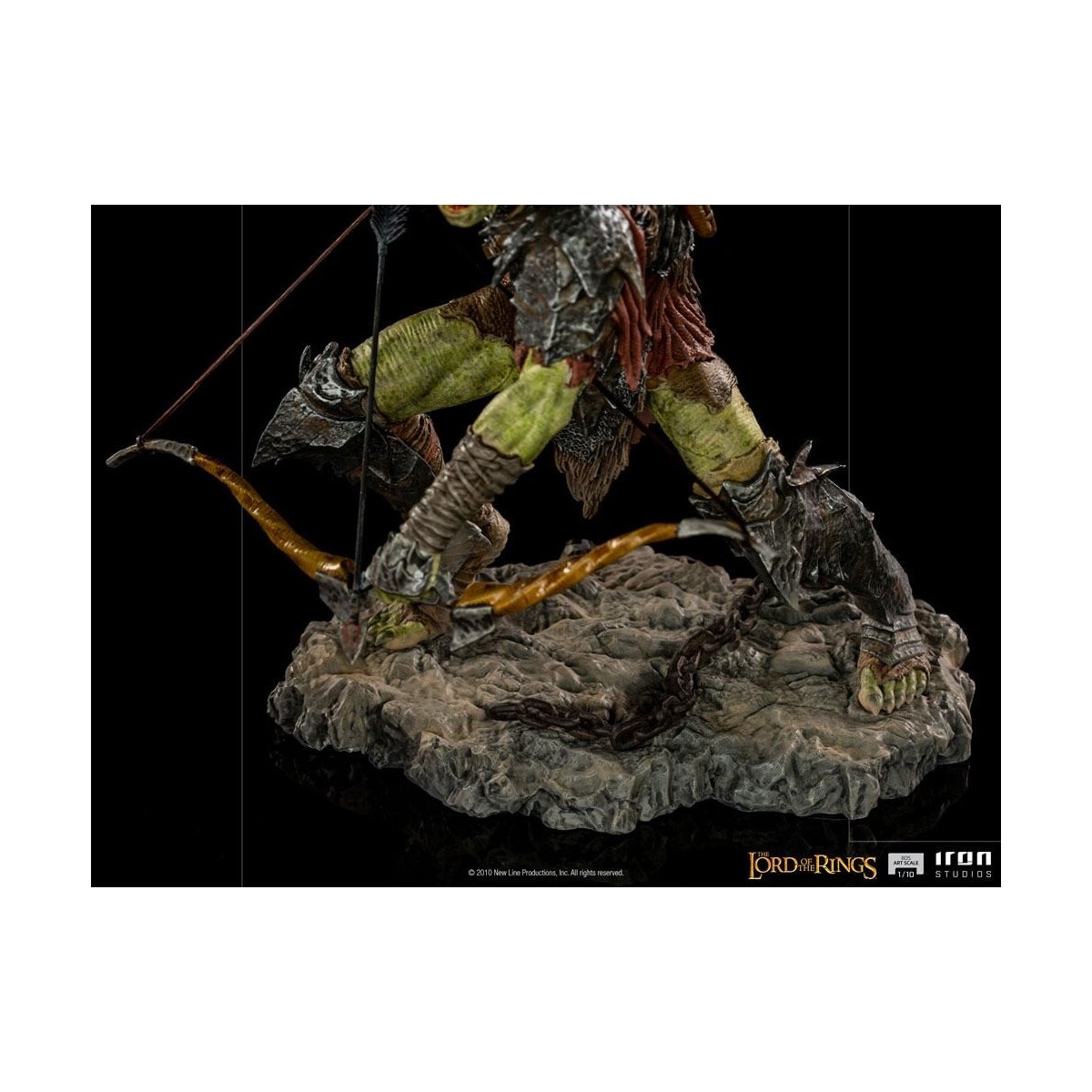 IRON STUDIOS - Bogenschütze Orc BDS Art Scale 1/10 - Herr der Ringe