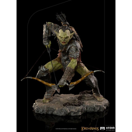 IRON STUDIOS - Bogenschütze Orc BDS Art Scale 1/10 - Herr der Ringe