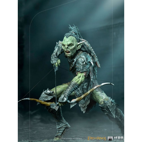 IRON STUDIOS - Bogenschütze Orc BDS Art Scale 1/10 - Herr der Ringe