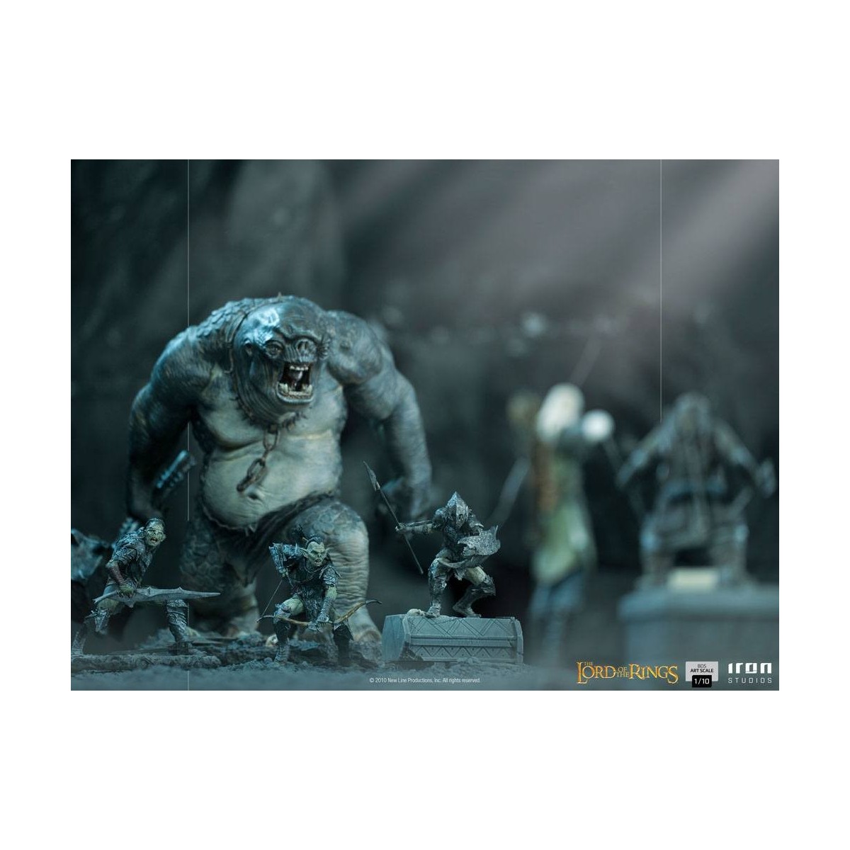 IRON STUDIOS - Bogenschütze Orc BDS Art Scale 1/10 - Herr der Ringe