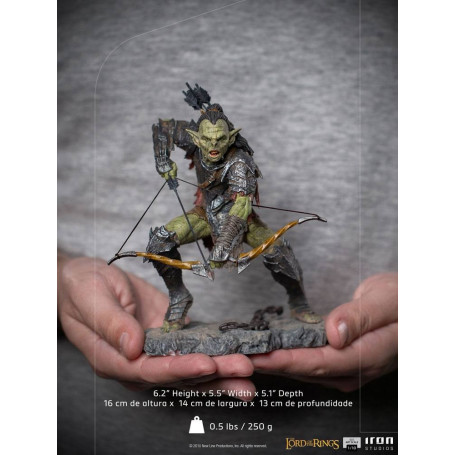IRON STUDIOS - Bogenschütze Orc BDS Art Scale 1/10 - Herr der Ringe