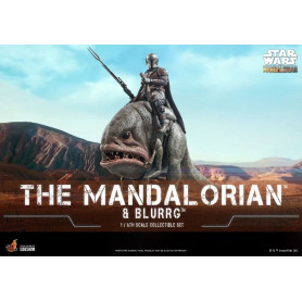 Hot Toys Star Wars - Der Mandalorianer und Blurrg