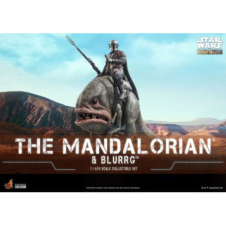 Hot Toys Star Wars - Der Mandalorianer und Blurrg