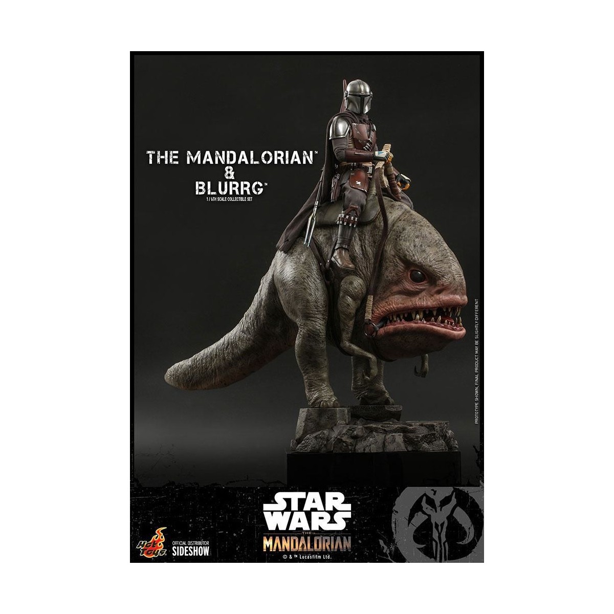 Hot Toys Star Wars - Der Mandalorianer und Blurrg