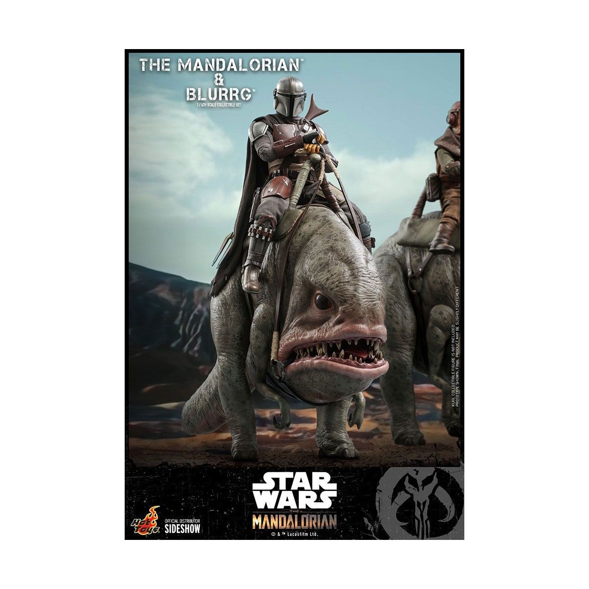 Hot Toys Star Wars - Der Mandalorianer und Blurrg
