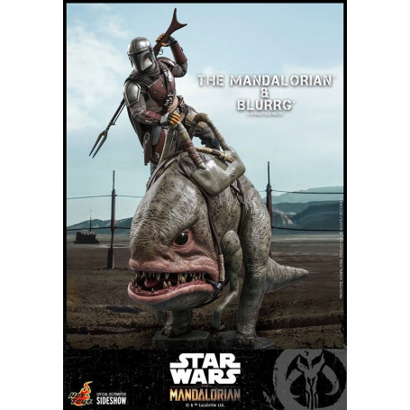 Hot Toys Star Wars - Der Mandalorianer und Blurrg