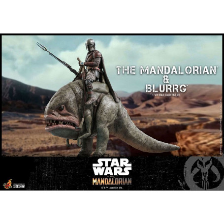 Hot Toys Star Wars - Der Mandalorianer und Blurrg