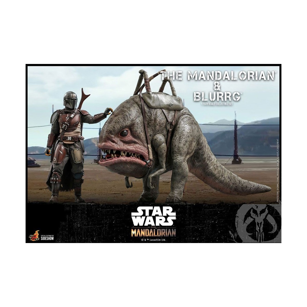 Hot Toys Star Wars - Der Mandalorianer und Blurrg