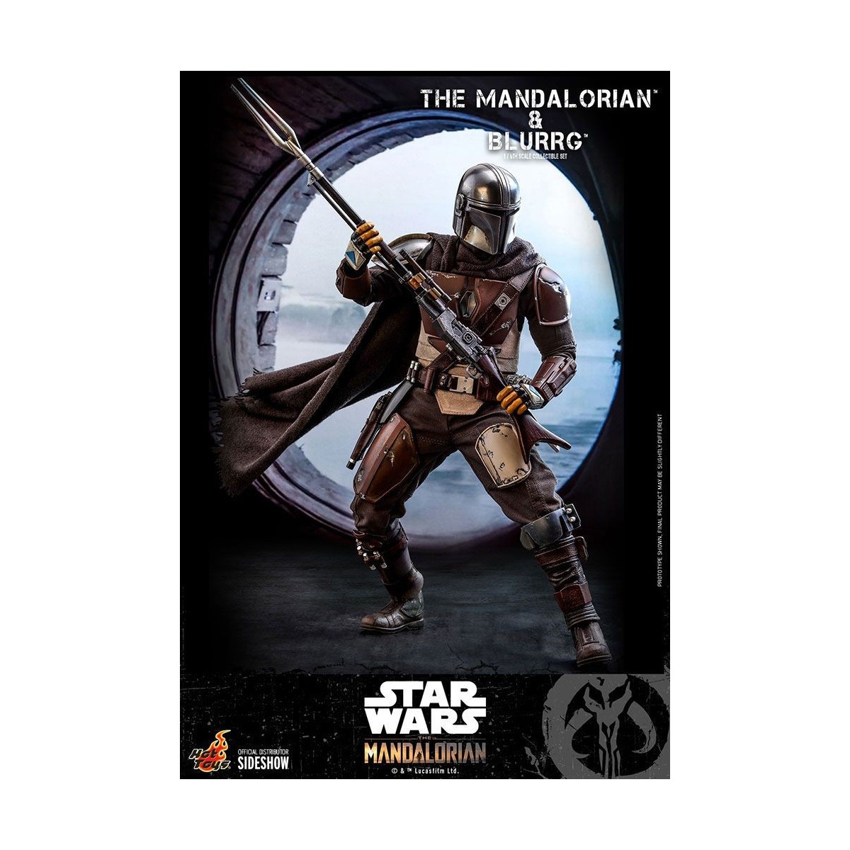Hot Toys Star Wars - Der Mandalorianer und Blurrg