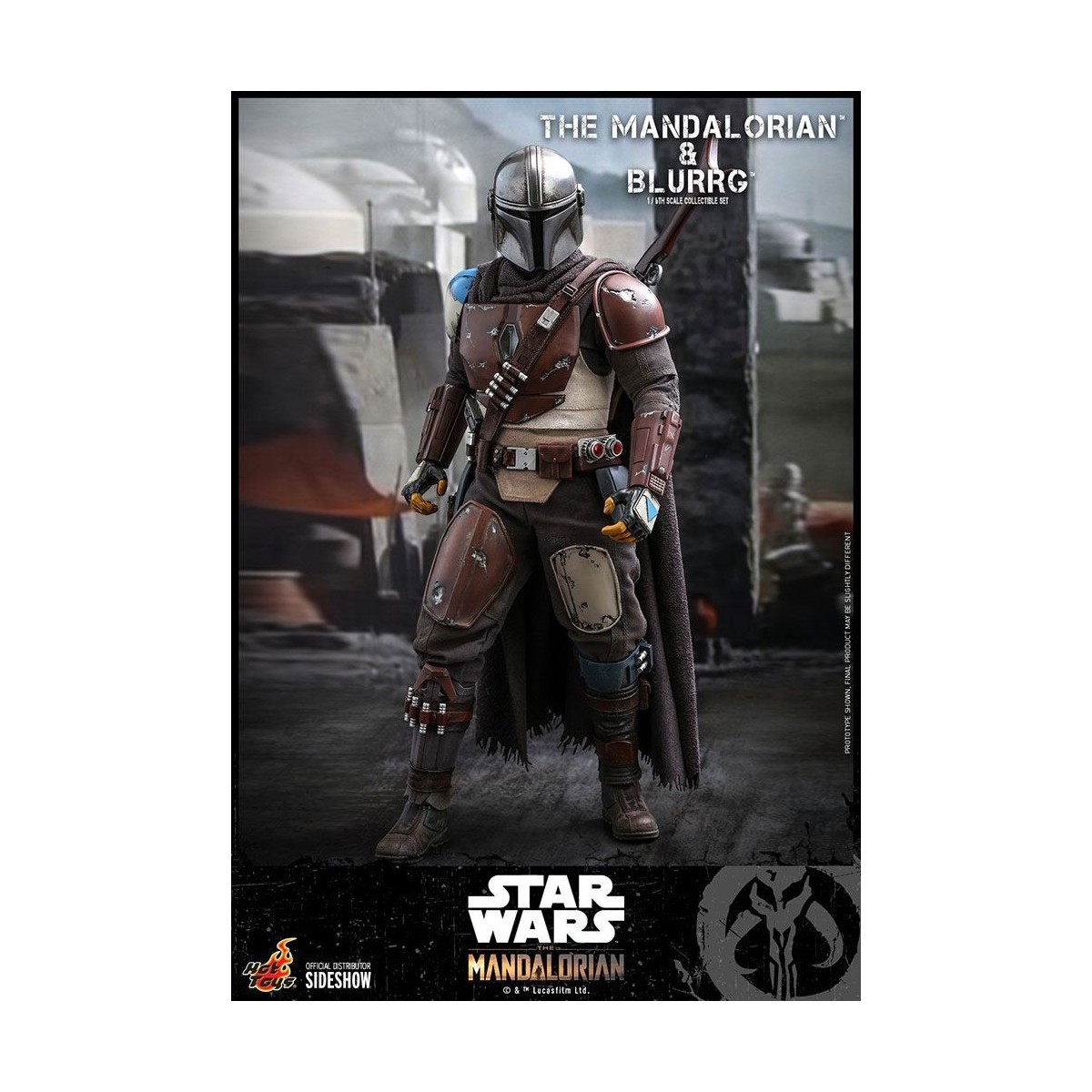 Hot Toys Star Wars - Der Mandalorianer und Blurrg