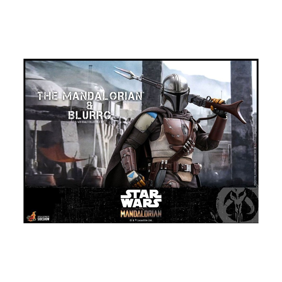 Hot Toys Star Wars - Der Mandalorianer und Blurrg