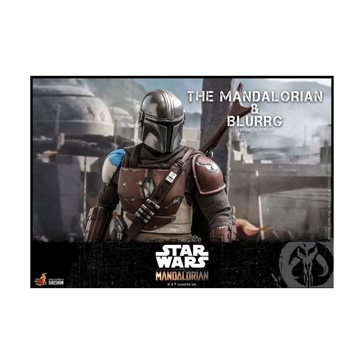 Hot Toys Star Wars - Der Mandalorianer und Blurrg