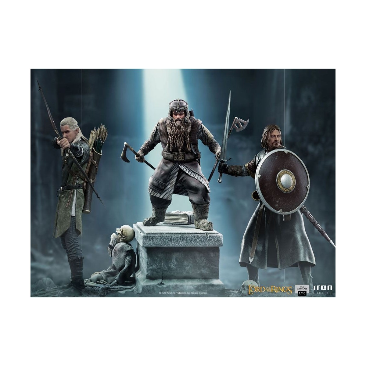 IRON STUDIOS - Bogenschütze Orc BDS Art Scale 1/10 - Herr der Ringe