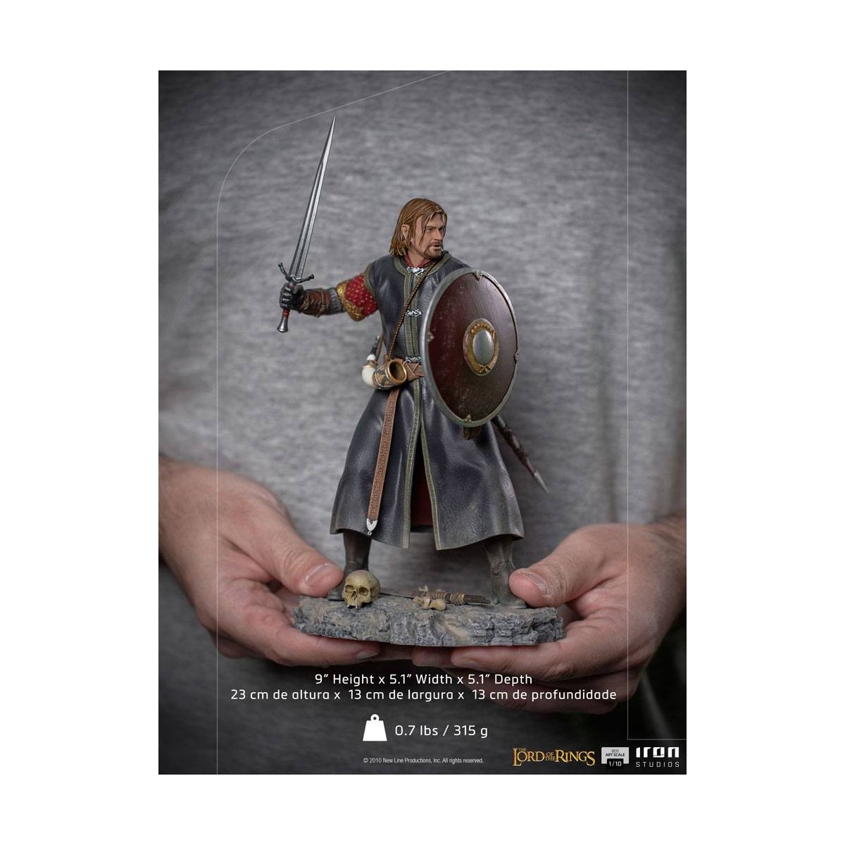 IRON STUDIOS - Bogenschütze Orc BDS Art Scale 1/10 - Herr der Ringe