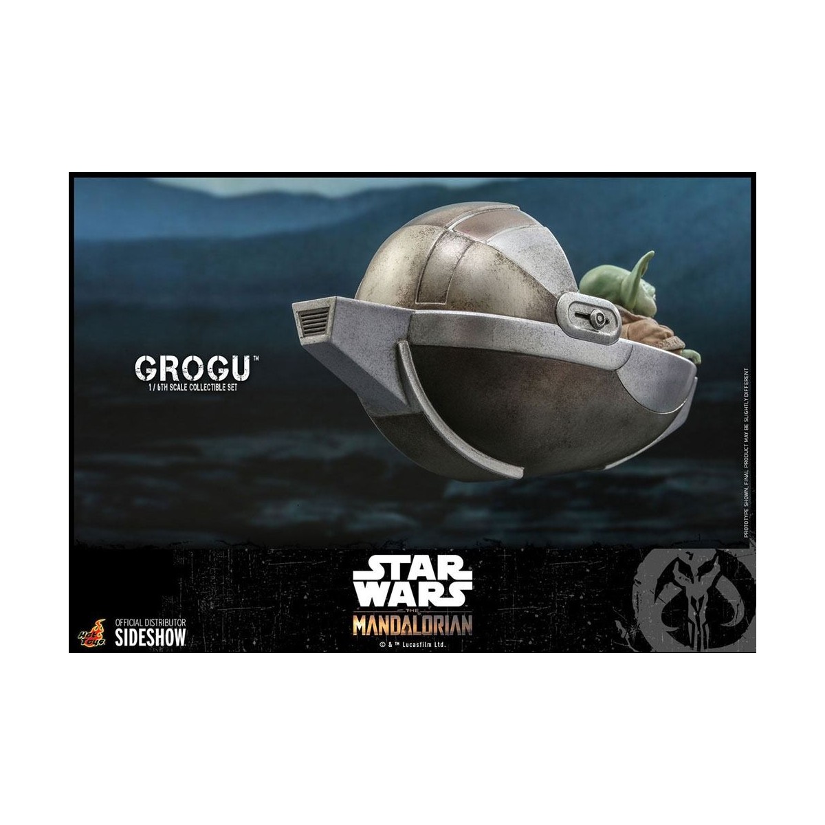 Hot Toys Star Wars - Der Mandalorianer - Grogu 1/6 Packung mit 3 Figuren