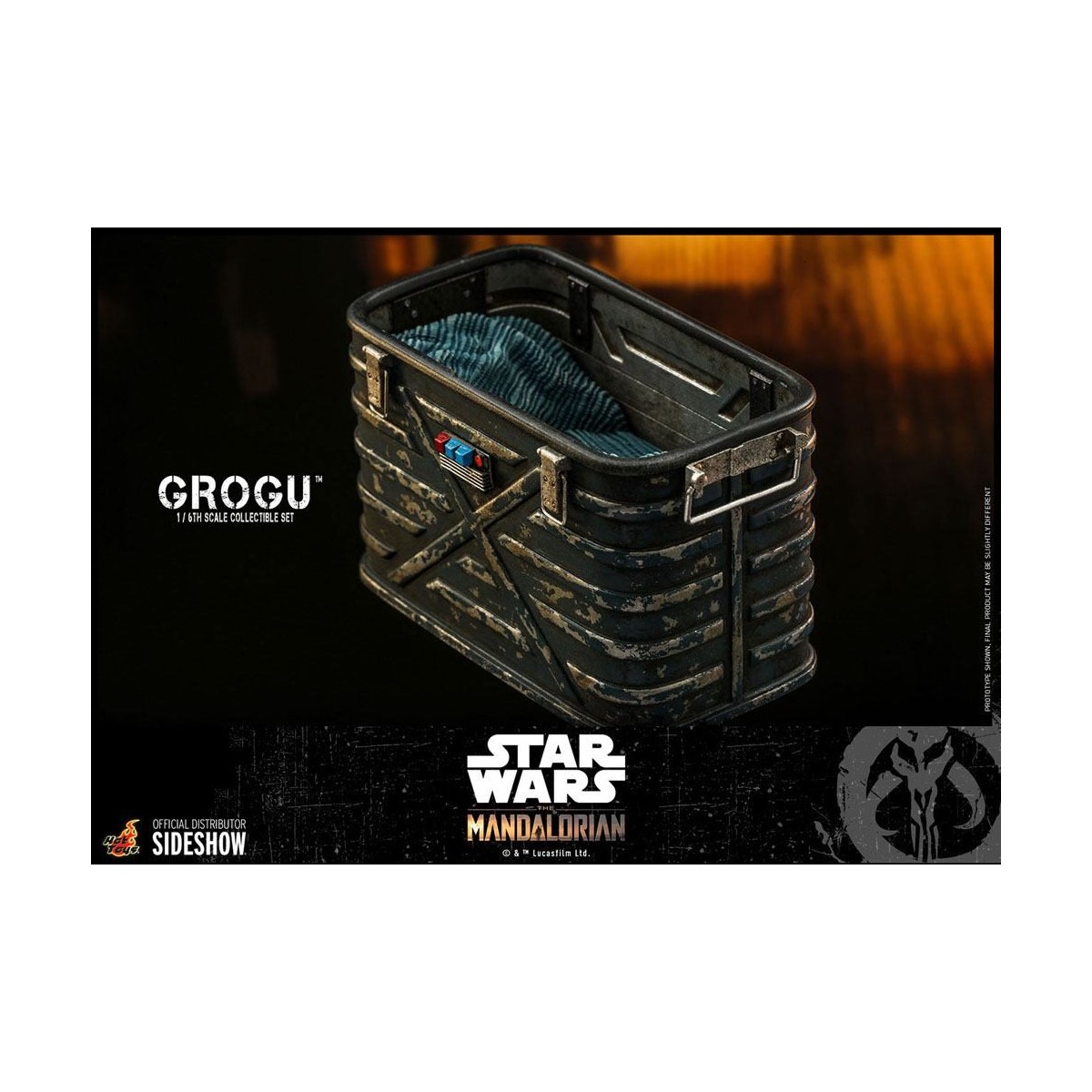 Hot Toys Star Wars - Der Mandalorianer - Grogu 1/6 Packung mit 3 Figuren