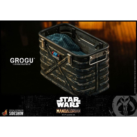 Hot Toys Star Wars - Der Mandalorianer - Grogu 1/6 Packung mit 3 Figuren
