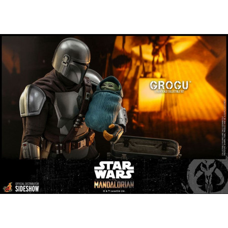 Hot Toys Star Wars - Der Mandalorianer - Grogu 1/6 Packung mit 3 Figuren
