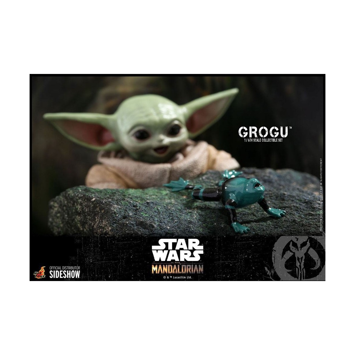 Hot Toys Star Wars - Der Mandalorianer - Grogu 1/6 Packung mit 3 Figuren