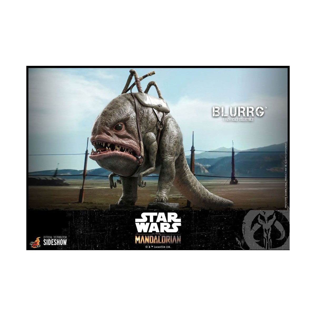 Hot Toys Star Wars - Der Mandalorianer und Blurrg
