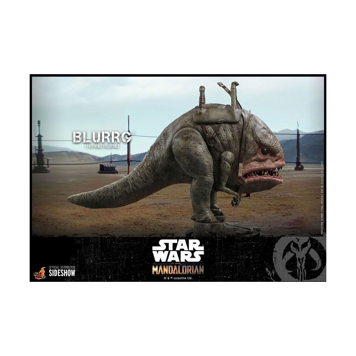 Hot Toys Star Wars - Der Mandalorianer und Blurrg