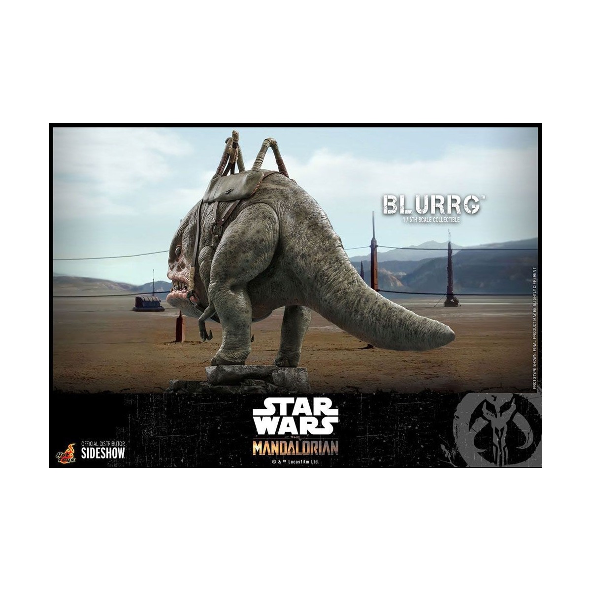 Hot Toys Star Wars - Der Mandalorianer und Blurrg