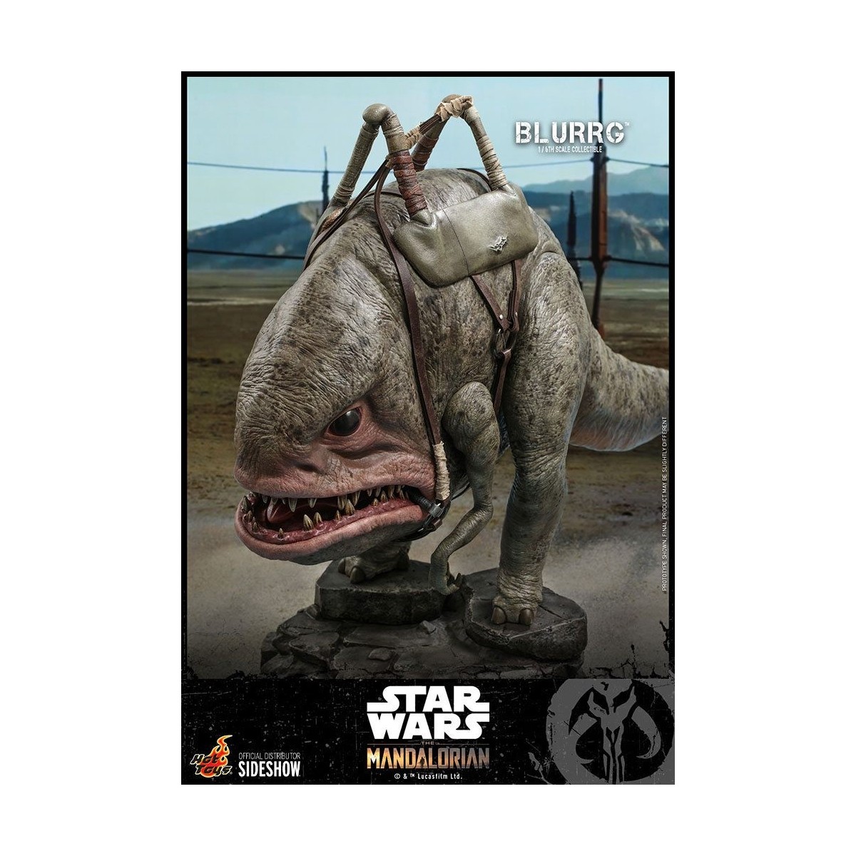 Hot Toys Star Wars - Der Mandalorianer und Blurrg