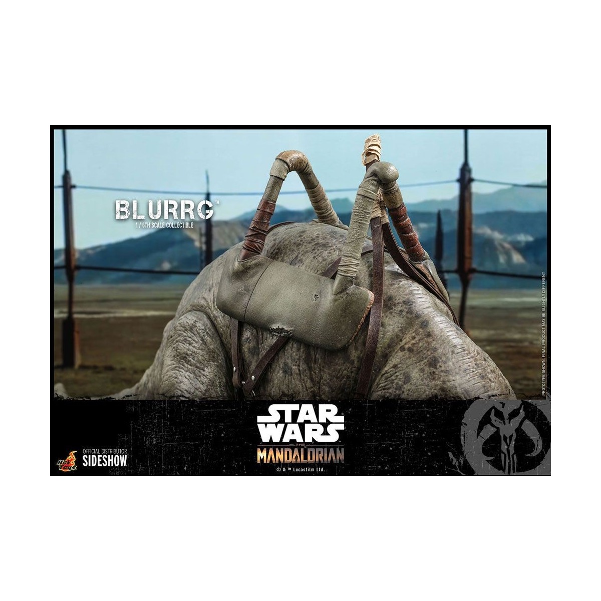 Hot Toys Star Wars - Der Mandalorianer und Blurrg