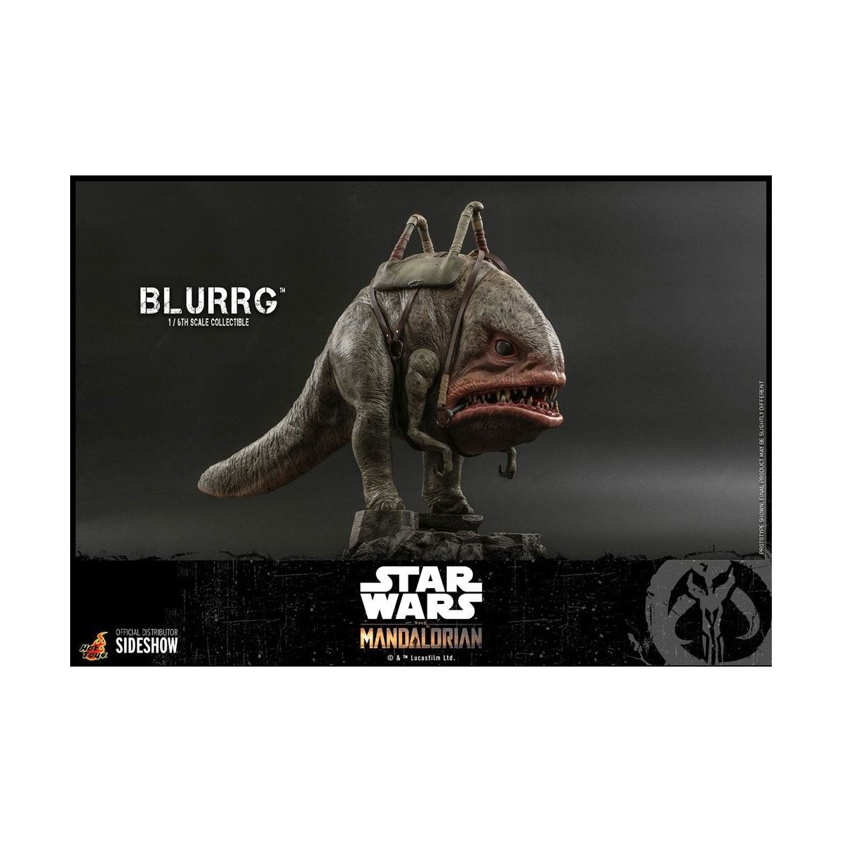 Hot Toys Star Wars - Der Mandalorianer und Blurrg
