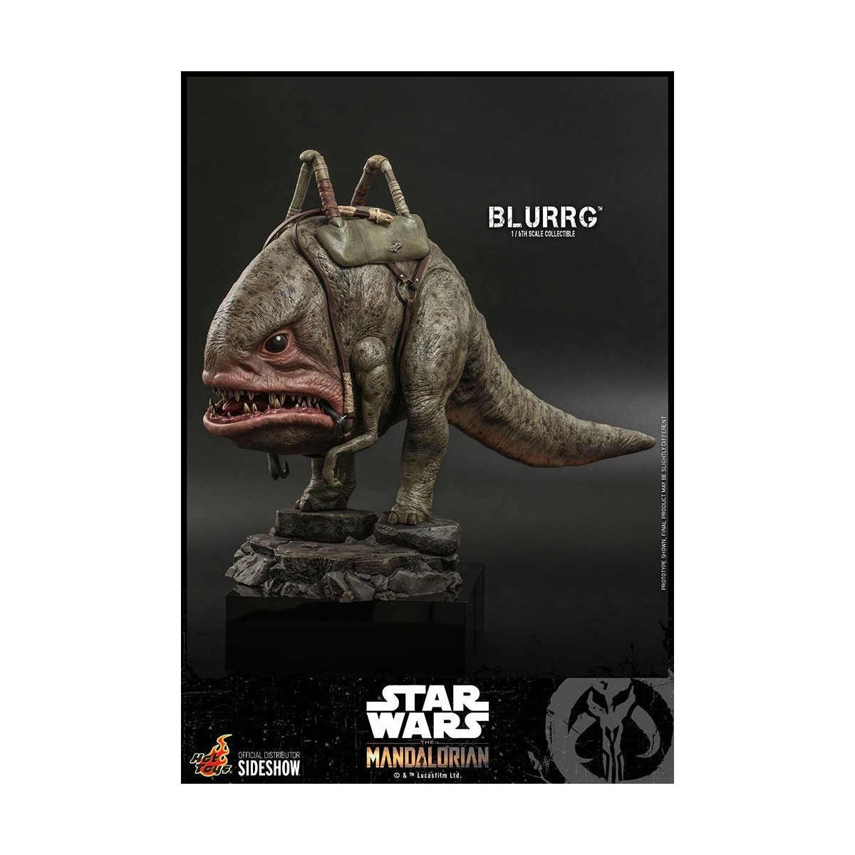 Hot Toys Star Wars - Der Mandalorianer und Blurrg