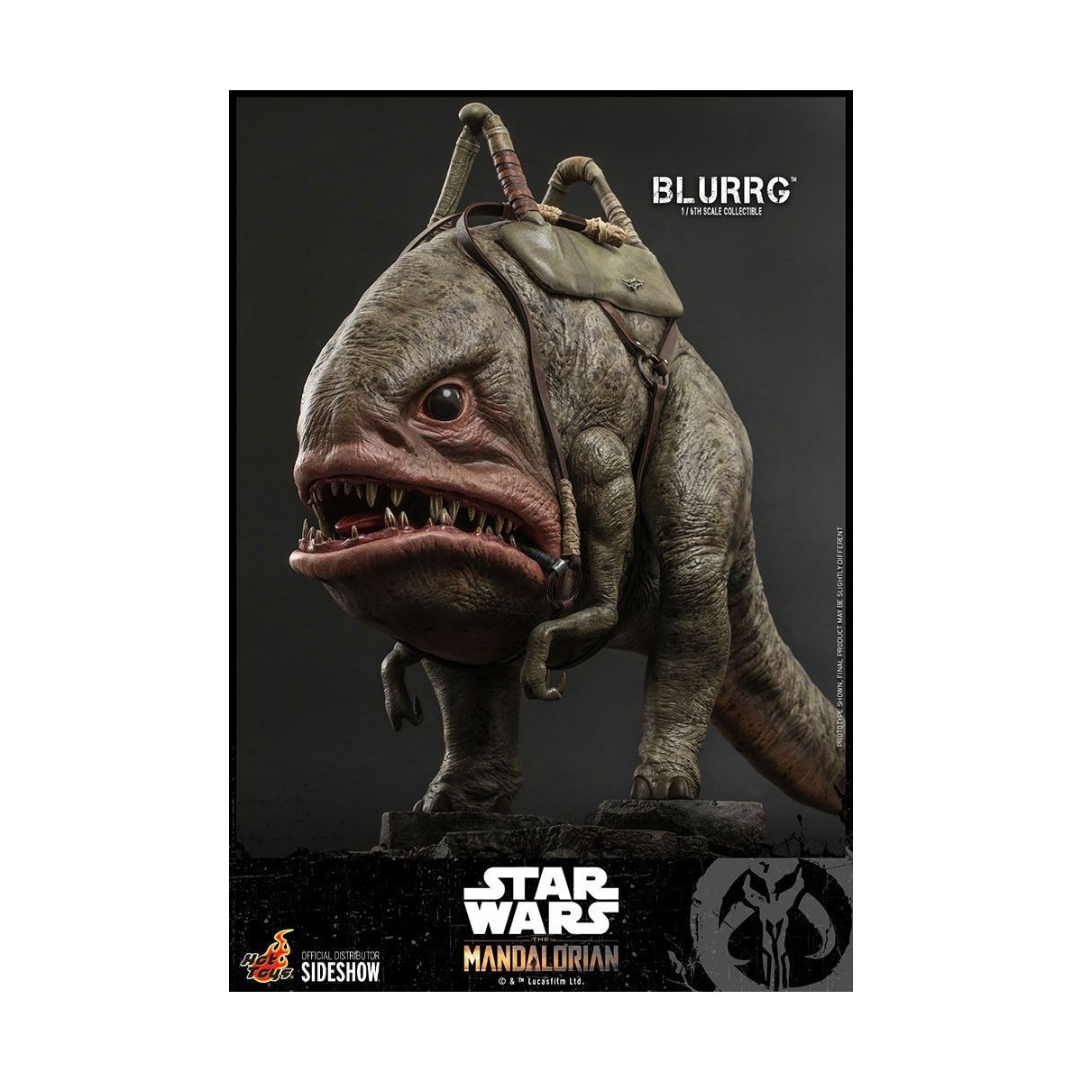 Hot Toys Star Wars - Der Mandalorianer und Blurrg
