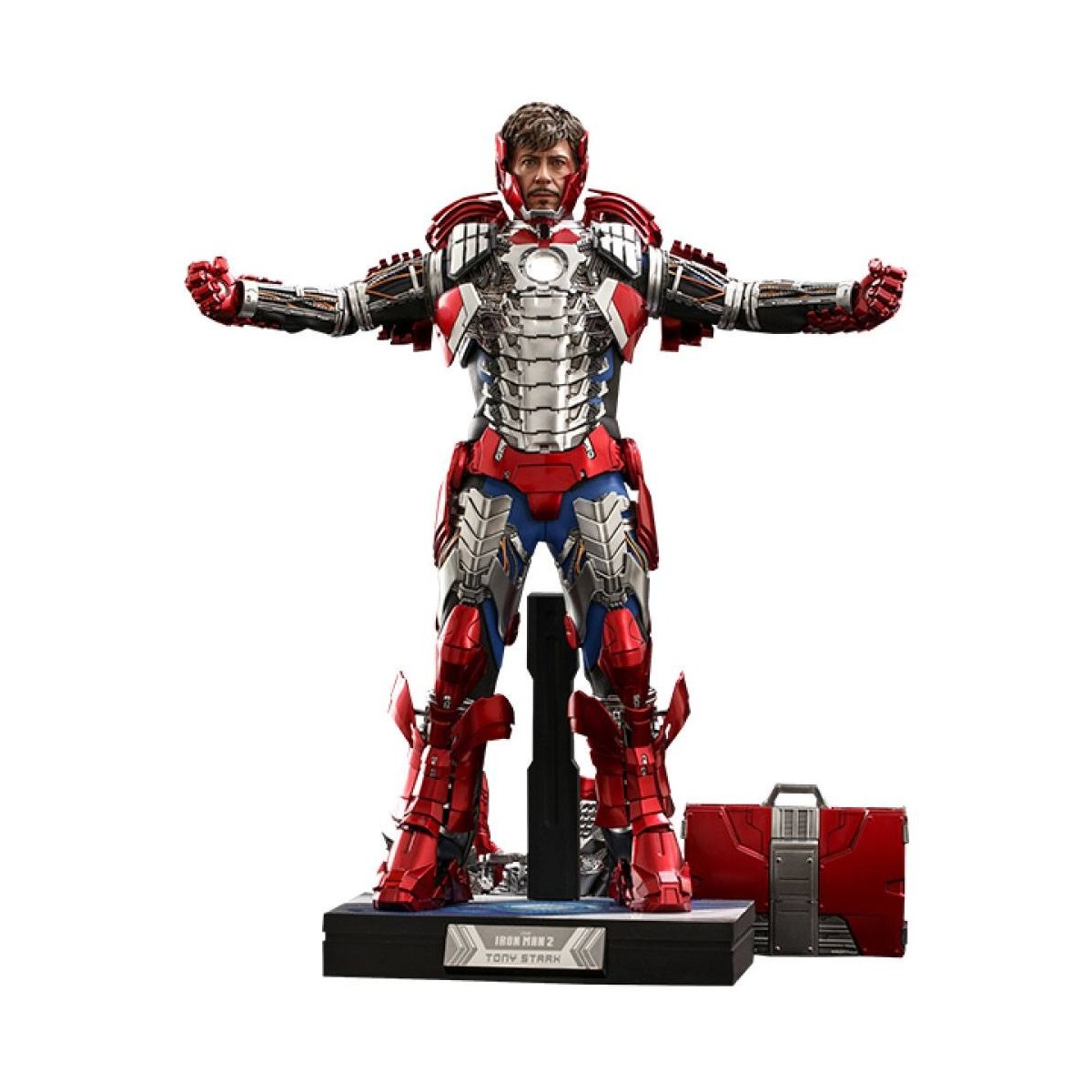 Hot Toys Iron Man 2 - Mark V Anzug Up Deluxe Version 1/6