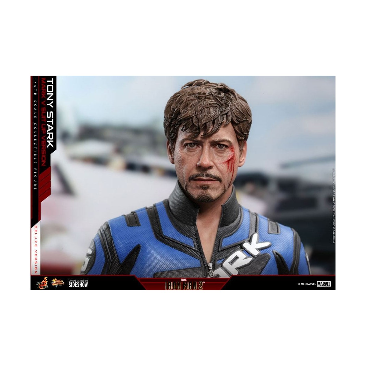 Hot Toys Iron Man 2 - Mark V Anzug Up Deluxe Version 1/6