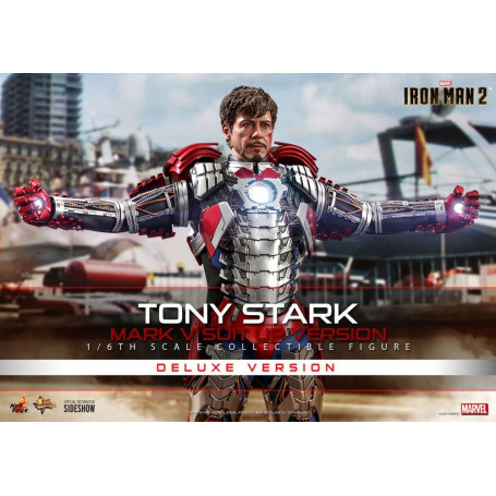 Hot Toys Iron Man 2 - Mark V Anzug Up Deluxe Version 1/6