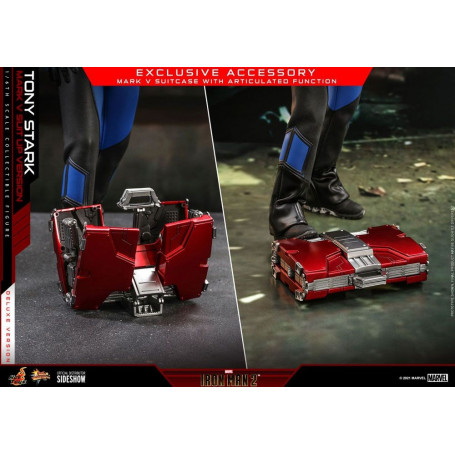 Hot Toys Iron Man 2 - Mark V Anzug Up Deluxe Version 1/6