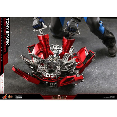 Hot Toys Iron Man 2 - Mark V Anzug Up Deluxe Version 1/6